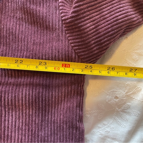 Warehouse One, Grand Beach Club purple corduroy shacket - Picture 7 of 11